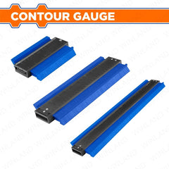 Wadfow by Winland 5in/10in/20in ABS Plastic Contour Gauge For Edge Shaping Measurement WAD-HT