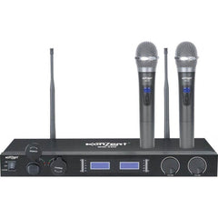 Konzert by Winland WM-55U Dual Channel UHF Wireless Microphone Mic