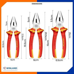 Wadfow 6, 7, 8 inch Heavy Duty Insulated Combination Pliers WAD-HT