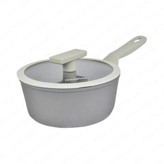 Masflex by Winland 18cm Non Stick Ultimate Forged Saucepan with Glass Lid Induction Base ZC-94