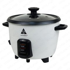 Hanabishi by Winland Black & White 2.8Liters Rice Cooker with Holder HRC-28HBWT