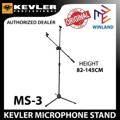 Winland Professional 51.5 Inches Adjustable Microphone Stand Mic Stand Boom Tripod Base