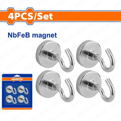 Wadfow by Winland 4PCS/Set NdFeB Magnetic Hook Set Size Diameter: 20mm-32mm WZE2K11 | WZE2K13 WAD-HT