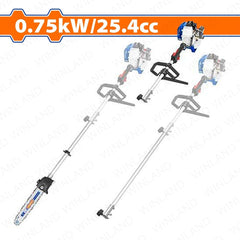 Wadfow by Winland 0.75KW/25.4CC Pole Pruner Saw for Gardening Tools WGC2526 WAD-PT