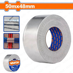 Wadfow Thickness: 0.08mm 30mm-50mx48mm Aluminum Foil Tape WVF6H30/WVF6H50 WAD-HT