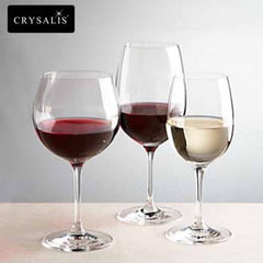 Crysalis Stemware CRY-BW23/2 Burgundy Glass Cocktail Glass 643mL/23oz Set of 2