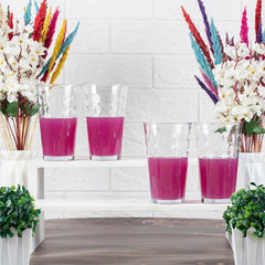 Masflex by Winland 4 Pieces Fancy Drinking Glass Set 473ml/16oz GG-GC-YD