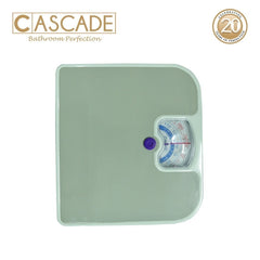 Cascade by Winland Bathroom Scale With BMI Indicator in Gray Platform made of Laminated FilmBS-03GRY