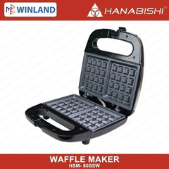 Hanabishi by Winland Waffle Maker Waffle Toaster Non-Stick Pan Stainless Steel Body HSM80SSW