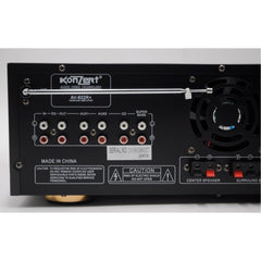 Konzert by Winland AV-602R+ 500W X 2 Karaoke Amplifier w/ FM Radio, USB and SD Port, Bluetooth