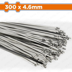 Wadfow by Winland 100pcs Stainless Steel Zip Tie Heavy Duty Multi-Purpose Cable Tie SOLD PER PACK