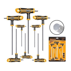 Ingco Ingco T Handle Hex Wrench Set Cr-V 8PCS/SET HHKT8081 ING-HT