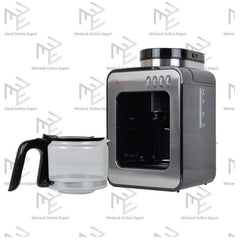 Hanabishi by Winland 2 in 1 4 Cups Coffee Bean Grinder and Coffee Maker Coffee Machine HGRCM2IN1