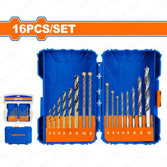 Wadfow by Winland 16PCS/SET Metal, Masonry and Wood Drill Bits Set WMJ6516 WAD-HT
