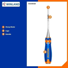 Wadfow Industrial Wood Carving Hand Chisel 6mm-25mm / 140mm WAD-HT