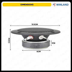 Konzert by Winland 3inches 100W 8ohms Professional HiFi Tweeter KG-3i (1pc per order)