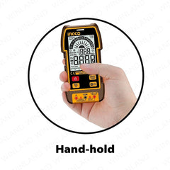 Ingco by Winland TRUR RMS 6000 Counts Digital Meter Multimeter Multi Tester CAT.III 600V DM16004