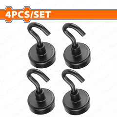 Wadfow by Winland 4PCS/Set NdFeB Magnetic Hook Set Size Diameter: 20mm-32mm WZE2K11 | WZE2K13 WAD-HT