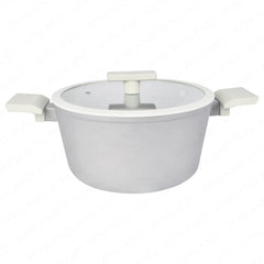 Masflex by Winland 20cm-24cm Non Stick Ultimate Forged Casserole with Glass Lid Induction Base