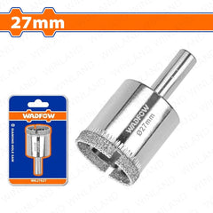 Wadfow by Winland 20mm-27mm x 25mm Diamond Hole Saw with Water Cutting Diamond Tipped Edge WAD-HT