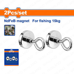 Wadfow by Winland 2PCS/Set Fishing Magnetic Set Neodymium (NdFeB) Strong Magnet WZE4K14 WAD-HT