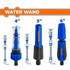Wadfow by Winland 4in/5in/6in Water Hose/Water Wand with 3-way Adjustable Patterns SOLD PER PIECE