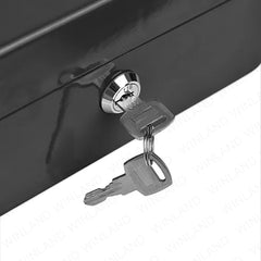 Wadfow by Winland 0.7L/1.4L/2.9L/4.1L/6.5L Volume Capacity Metal Safety Box For Money with 2pcs Keys