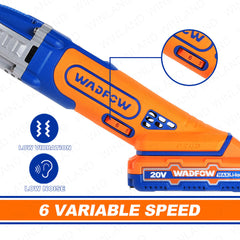 Wadfow P20S/20V Lithium-Ion Cordless Oscillating Multi-Tool with6-Speed Adjustment WAD-CT