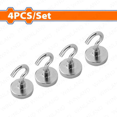 Wadfow by Winland 4PCS/Set NdFeB Magnetic Hook Set Size Diameter: 20mm-32mm WZE2K11 | WZE2K13 WAD-HT