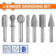 Wadfow by Winland Carbide Grinding Bit Used on Wood,Rubber,Aluminum Three-Sock Treatment SOLD PEICE