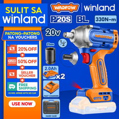 Wadfow by Winland P20S/20V Lithium-Ion Brushless Motor Cordless Impact Wrench WCD1B33 WAD-CT