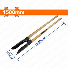 Wadfow by Winland Heavy Duty Shovel Coa Post Hole Digger (140mm/1500mm/2.2mm/32mm) WSE8318 WAD-HT