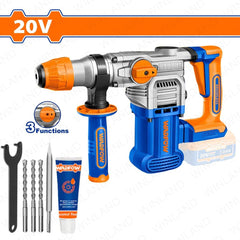 Wadfow by Winland P20S/20V Brushless Motor Lithium-Ion Cordless Rotary Hammer WLM1528 WAD-CT