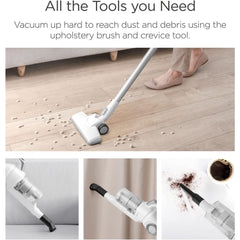 Hanabishi by Winland Aesthetic 3in1 White Cordless Vacuum Cleaner w/ Cyclonic HEPA Filtration System