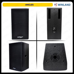 Konzert by Winland 1pc Professional Speaker System 15 Inches 2-Way Loudspeaker-1000W PRO-15