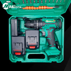Mailtank by Winland Cordless Drill and Driver 32V with 2 Lithium-Ion Batteries & 24 Accessories
