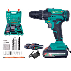 Mailtank by Winland Cordless Drill and Driver 32V with 2 Lithium-Ion Batteries & 24 Accessories