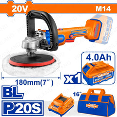 Wadfow by Winland P20S/20V Brushless Motor Lithium-Ion Cordless Polisher WHL1B181/WHL1B18