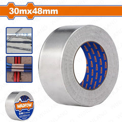 Wadfow Thickness: 0.08mm 30mm-50mx48mm Aluminum Foil Tape WVF6H30/WVF6H50 WAD-HT