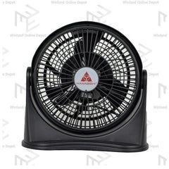 Hanabishi by Winland Mini Desk Fan Velocity Cool Electric Fan 10" HCF10BLK