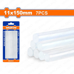 Wadfow 7PCS/Set 11mm x 150mm Petroleum Resin Glue Gun Stick WGJ5515 (WHT)