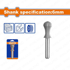 Wadfow by Winland Carbide Grinding Bit Used on Wood,Rubber,Aluminum Three-Sock Treatment SOLD PEICE