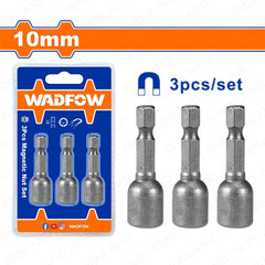 Wadfow by Winland Set of 3pieces Magnetic Nut 1/4in Hex (48mm) with Strong Magnet WWR1K10 WAD-HT