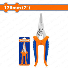 Wadfow 178mm(7in) / 200mm(8in) Electricians Scissors Stainless Steel Material WAD-HT