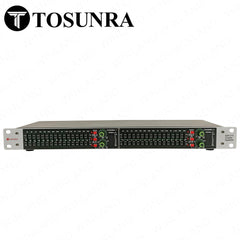 Tosunra by Winland Dual 15Band Electronic Graphic Equalizer w/ XLR, & 1/4” TRS Connectors TOS-EQX215