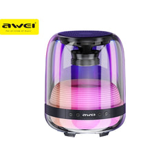 Awei by Winland Y386 Wireless Portable Bluetooth Speaker Symphony Lights 8W Dual Speakers w/ RGB LED