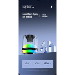 Awei by Winland Y386 Wireless Portable Bluetooth Speaker Symphony Lights 8W Dual Speakers w/ RGB LED