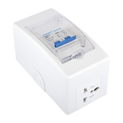 Royu Electrical Mini Safety Breaker with Cover 16A / 20A / 32A & Outlet Din rail type