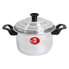 Slique by Winland Cookware Casserole Sauce Pot Heavy Duty Bakelite Double Handle w/ Cover & knobs