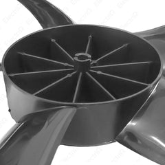 Electriq Fan Blade Bagyo 20 Inches Pin Type 5 Leaves Plastic Round Hole (Black)